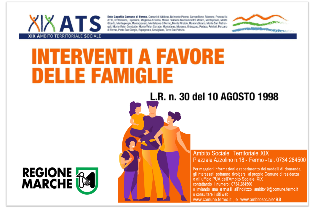 Avviso Pubblico per Accesso ai Benefici Economici a Sostegno della Famiglia - L.R. 30/98 - DGR. 1737/2023 - Anno 2024